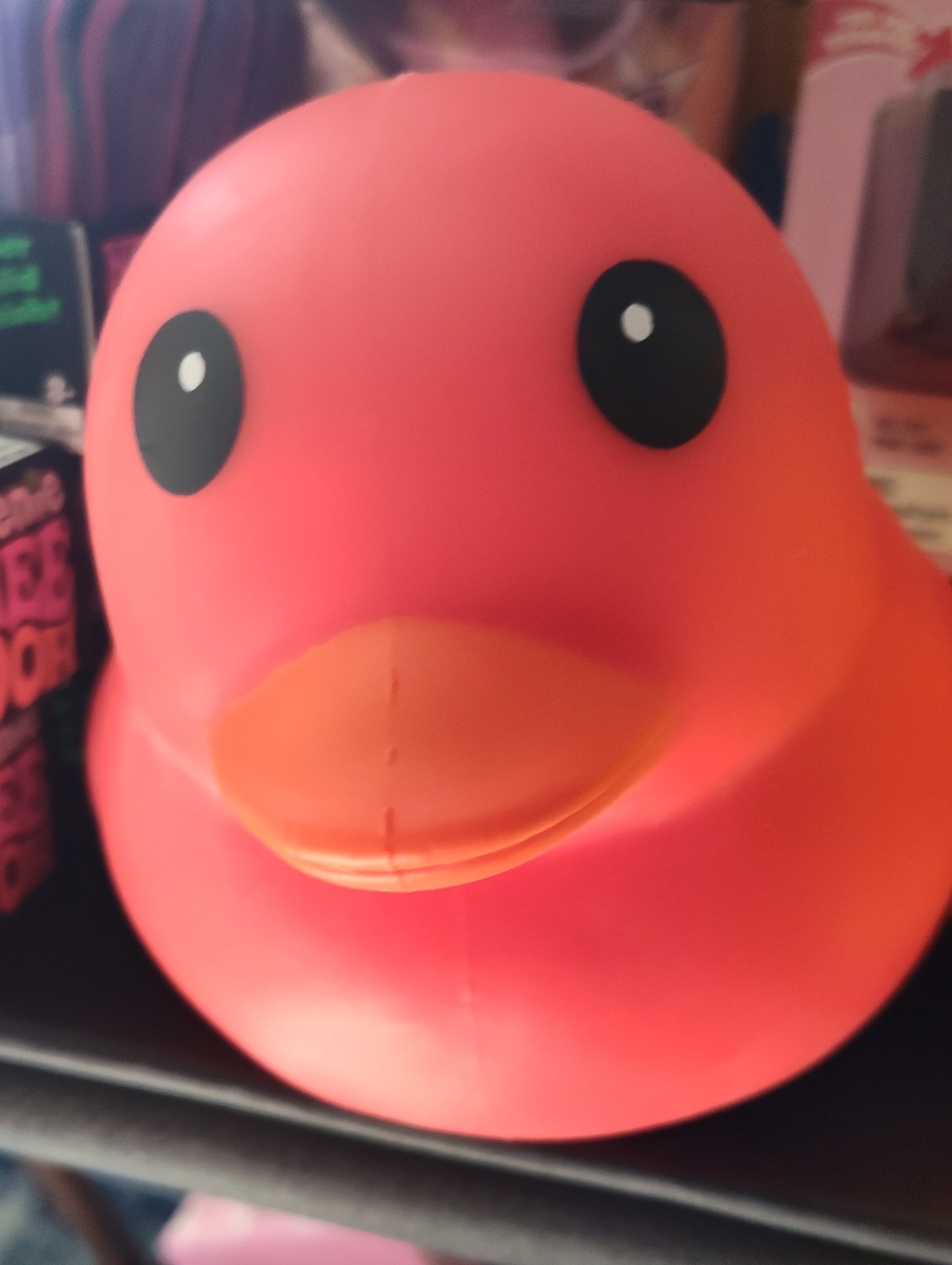 Jumbo Squeezy Duck- RED